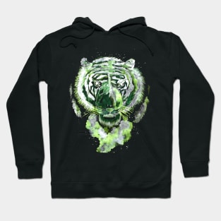 Green Tiger Spirit Hoodie